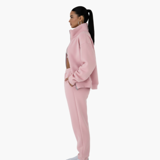 Women's Comfort Jogging Set – Zip-Up Top & Soft Pants