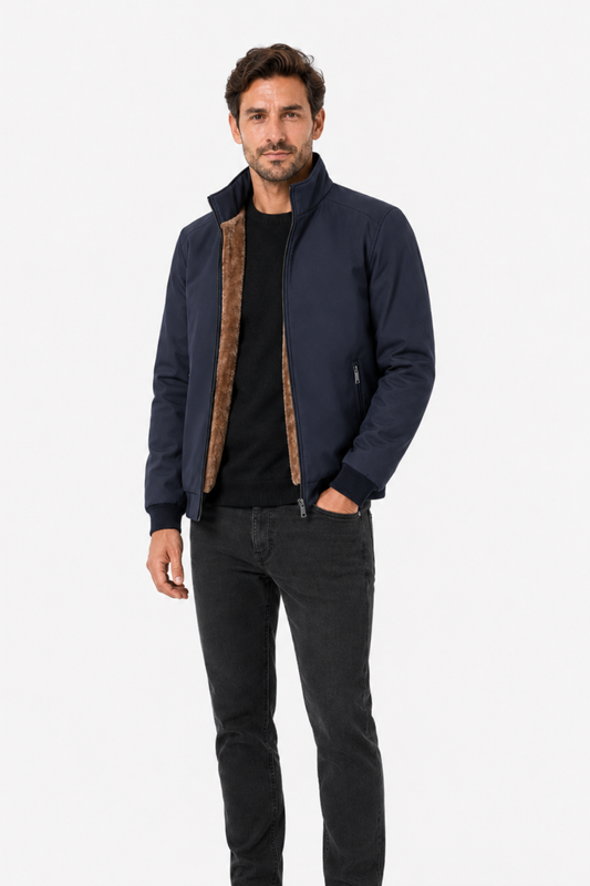 Men’s winter jacket with fleece lining warm and comfortable