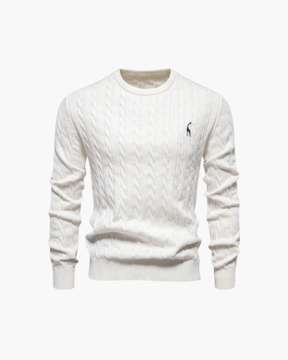 Cable knit jumper