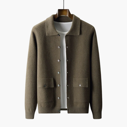 Men’s classic cashmere cardigan – timeless elegance and softness