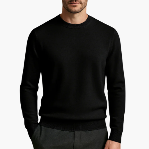 Men's Cashmere Crew Neck Sweater – Timeless Elegance & Supreme Softness