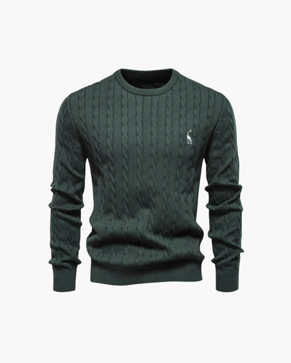 Cable knit jumper