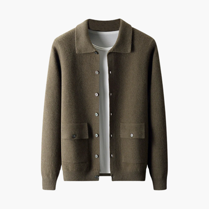 Men’s classic cashmere cardigan – timeless elegance and softness