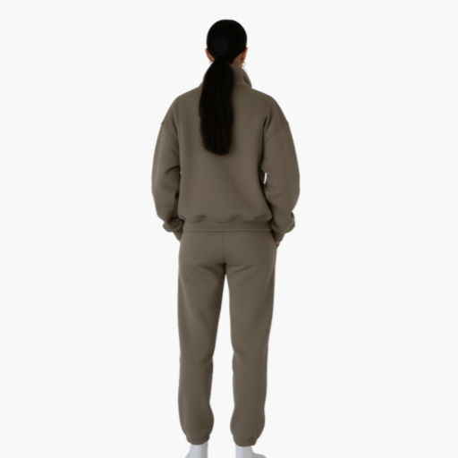 Women's Comfort Jogging Set – Zip-Up Top & Soft Pants