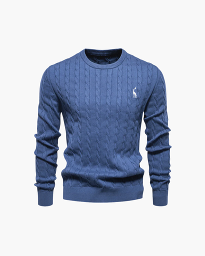 Cable knit jumper