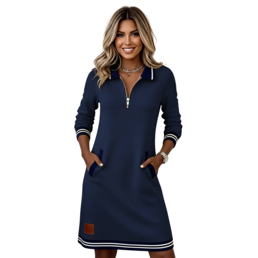 Women’s Sweater Dress – Elegant Sport-Chic Style