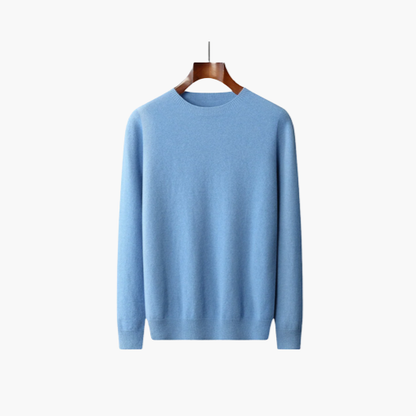 Men's Cashmere Crew Neck Sweater – Timeless Elegance & Supreme Softness