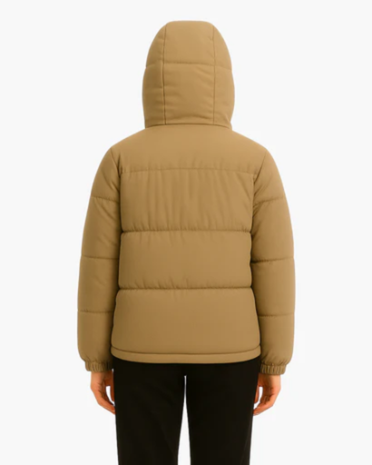 Women's quilted down jacket with Hood - light, warm and comfortable