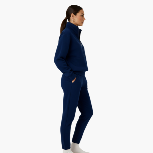 Women's Comfort Jogging Set – Zip-Up Top & Soft Pants