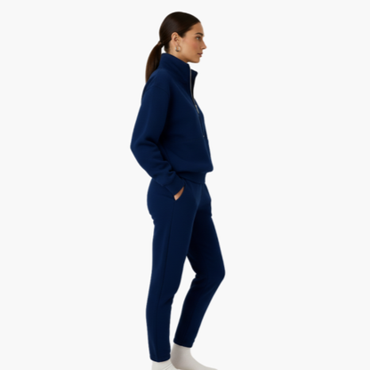 Women's Comfort Jogging Set – Zip-Up Top & Soft Pants