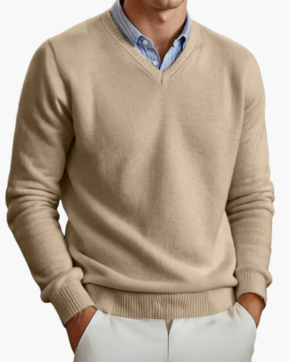 Men's v-neck sweater – classic and comfortable