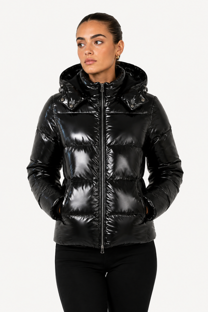 Shiny Women's Down Jacket | Warmth, Comfort and Modern Elegance