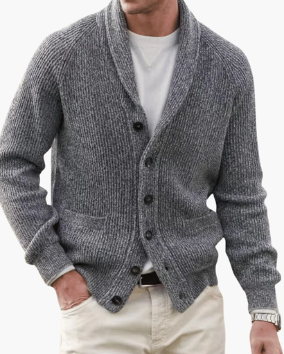 Mens cashmere comfort blend cardigan