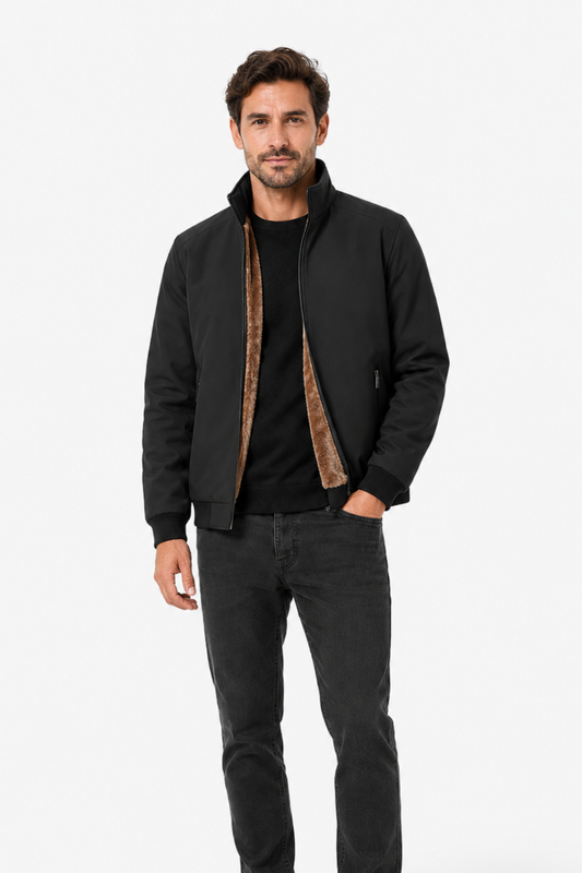 Men’s winter jacket with fleece lining warm and comfortable
