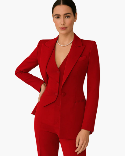 Elegant women’s three-piece suit set | Chic and modern tailoring