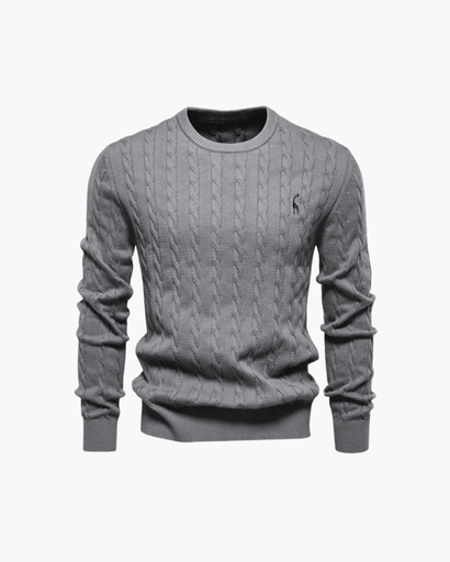 Cable knit jumper