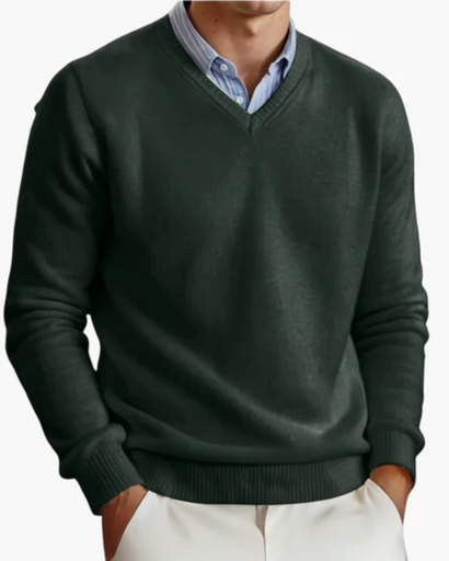 Men's v-neck sweater – classic and comfortable