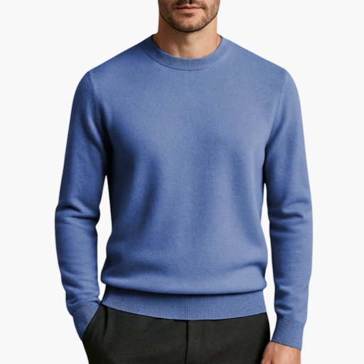 Men's Cashmere Crew Neck Sweater – Timeless Elegance & Supreme Softness