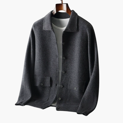 Men’s classic cashmere cardigan – timeless elegance and softness