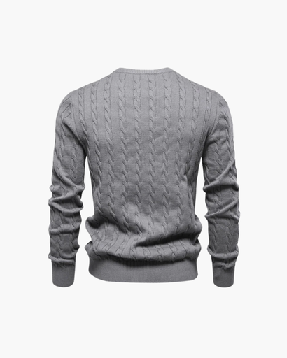 Cable knit jumper