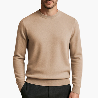 Men's Cashmere Crew Neck Sweater – Timeless Elegance & Supreme Softness