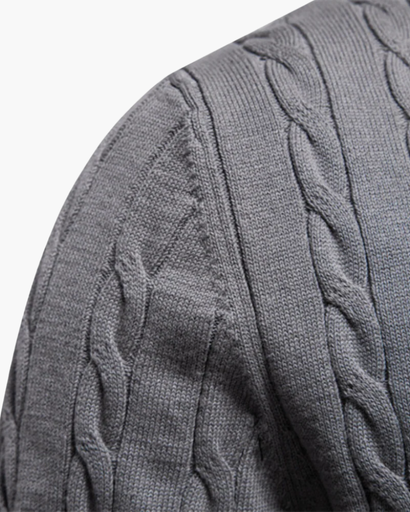 Cable knit jumper