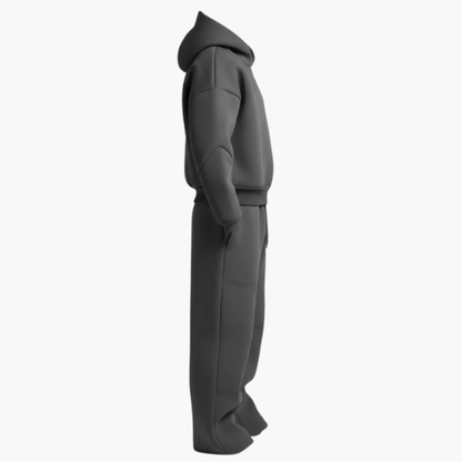 Men’s Oversized Streetwear Tracksuit Set – Hoodie & Sweatpants
