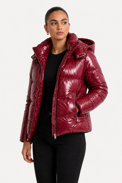 Shiny Women's Down Jacket | Warmth, Comfort and Modern Elegance