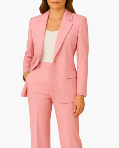 Women's suit with blazer and trousers