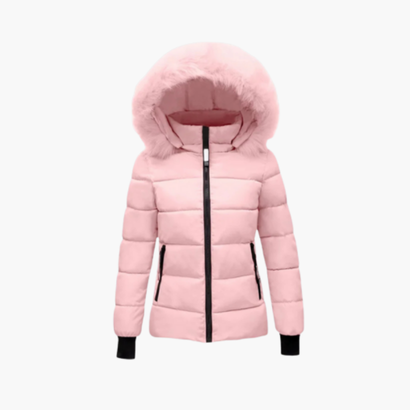 Women’s Hooded Puffer Jacket with Faux Fur – Modern Look & Added Warmth