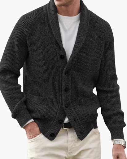 Mens cashmere comfort blend cardigan
