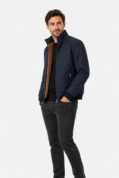 Men’s winter jacket with fleece lining warm and comfortable