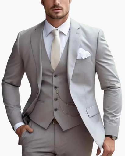 Tailored three piece suit