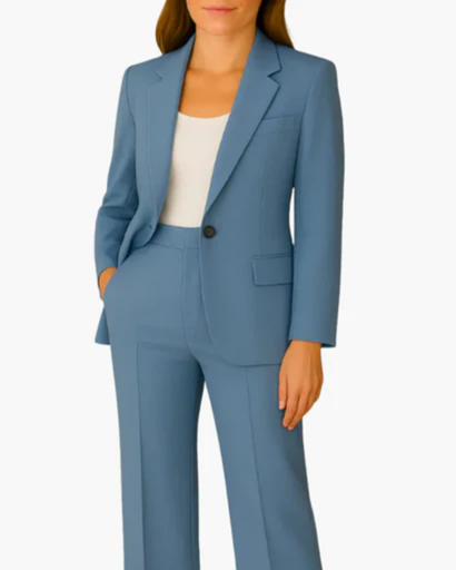 Women's suit with blazer and trousers