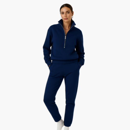 Women's Comfort Jogging Set – Zip-Up Top & Soft Pants