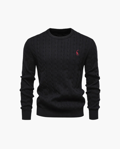Cable knit jumper
