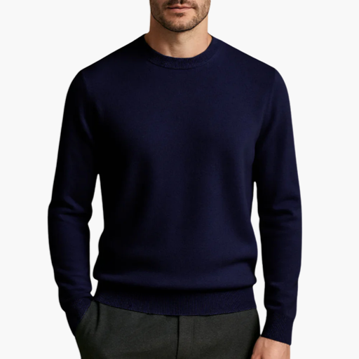 Men's Cashmere Crew Neck Sweater – Timeless Elegance & Supreme Softness