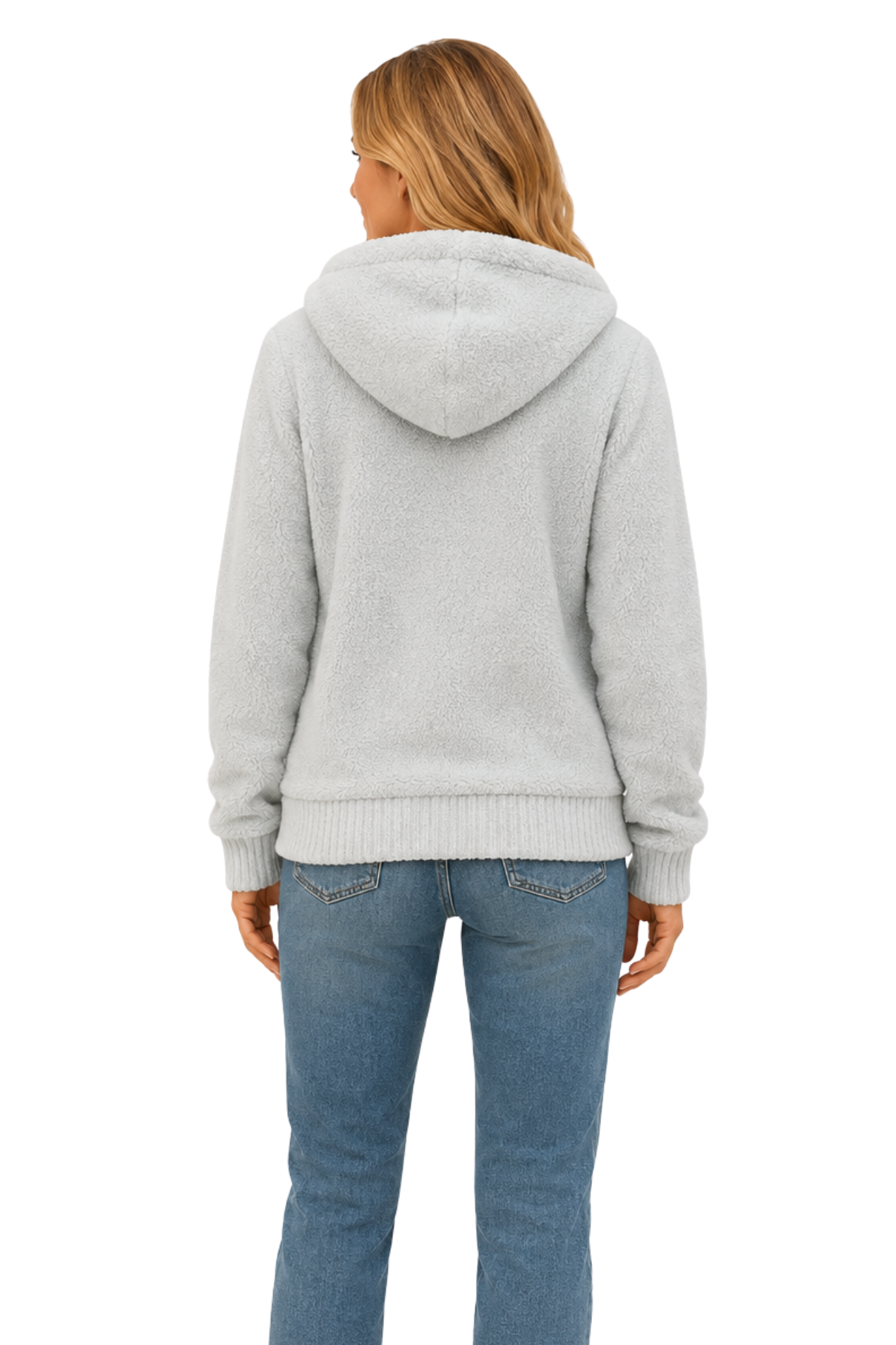 Women’s fleece-lined hooded jacket comfort & relaxed style