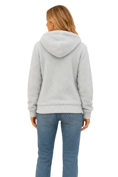 Women’s fleece-lined hooded jacket comfort & relaxed style