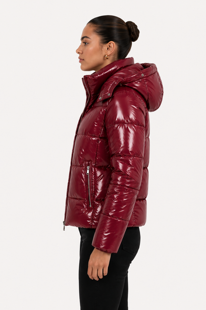 Shiny Women's Down Jacket | Warmth, Comfort and Modern Elegance
