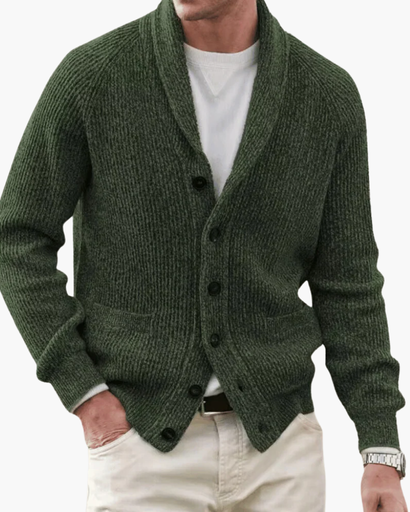Mens cashmere comfort blend cardigan