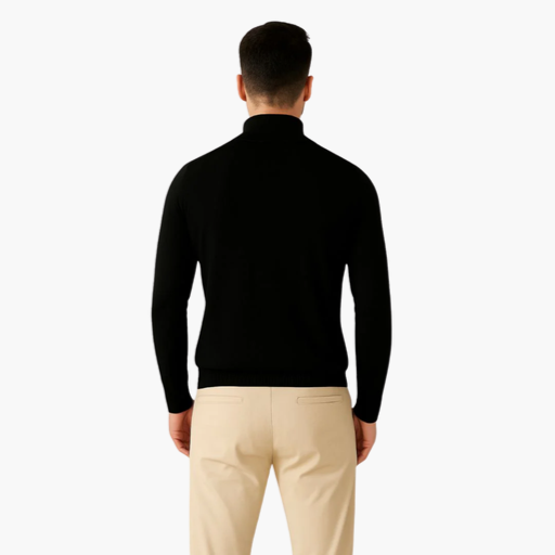 Men's Elegant Half-Zip Sweater – Casual Business Style