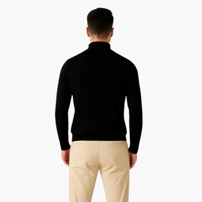 Men's Elegant Half-Zip Sweater – Casual Business Style
