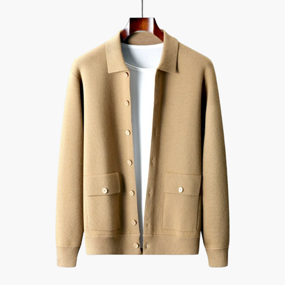 Men’s classic cashmere cardigan – timeless elegance and softness