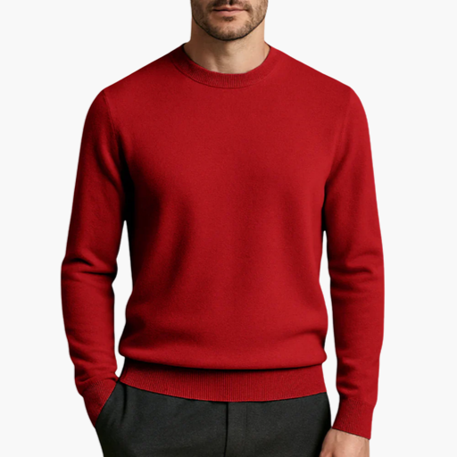Men's Cashmere Crew Neck Sweater – Timeless Elegance & Supreme Softness