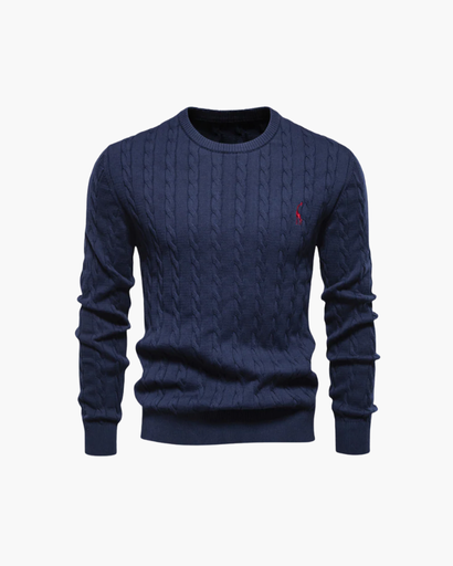 Cable knit jumper