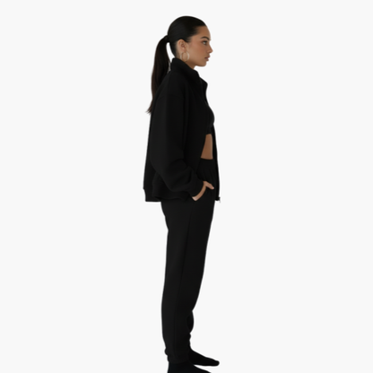 Women's Comfort Jogging Set – Zip-Up Top & Soft Pants