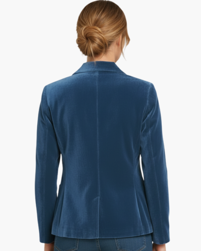 Women’s velvet blazer