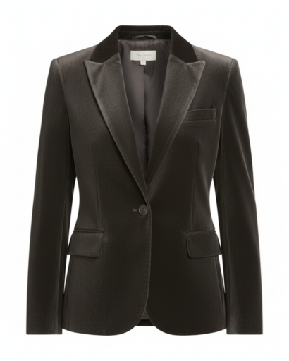Women’s velvet blazer