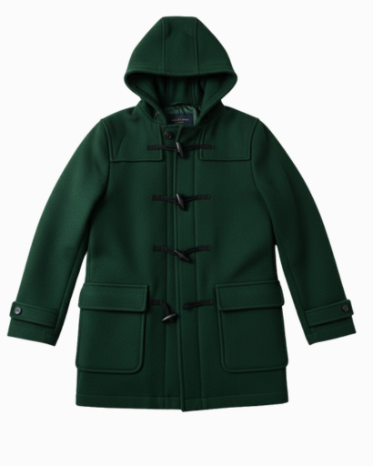 Men’s hooded duffle coat